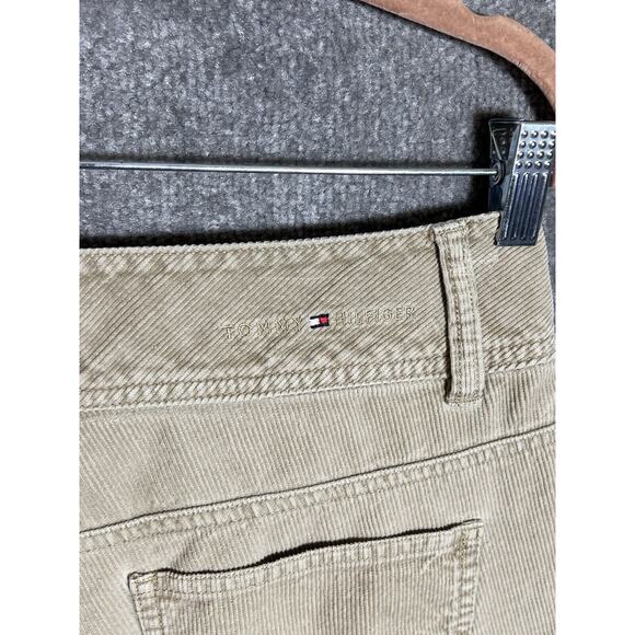 Tommy Hilfiger Jeans Corduroy Pants Womens Size 6 Tan Cotton Pockets Bootcut Y2K - Picture 7 of 12